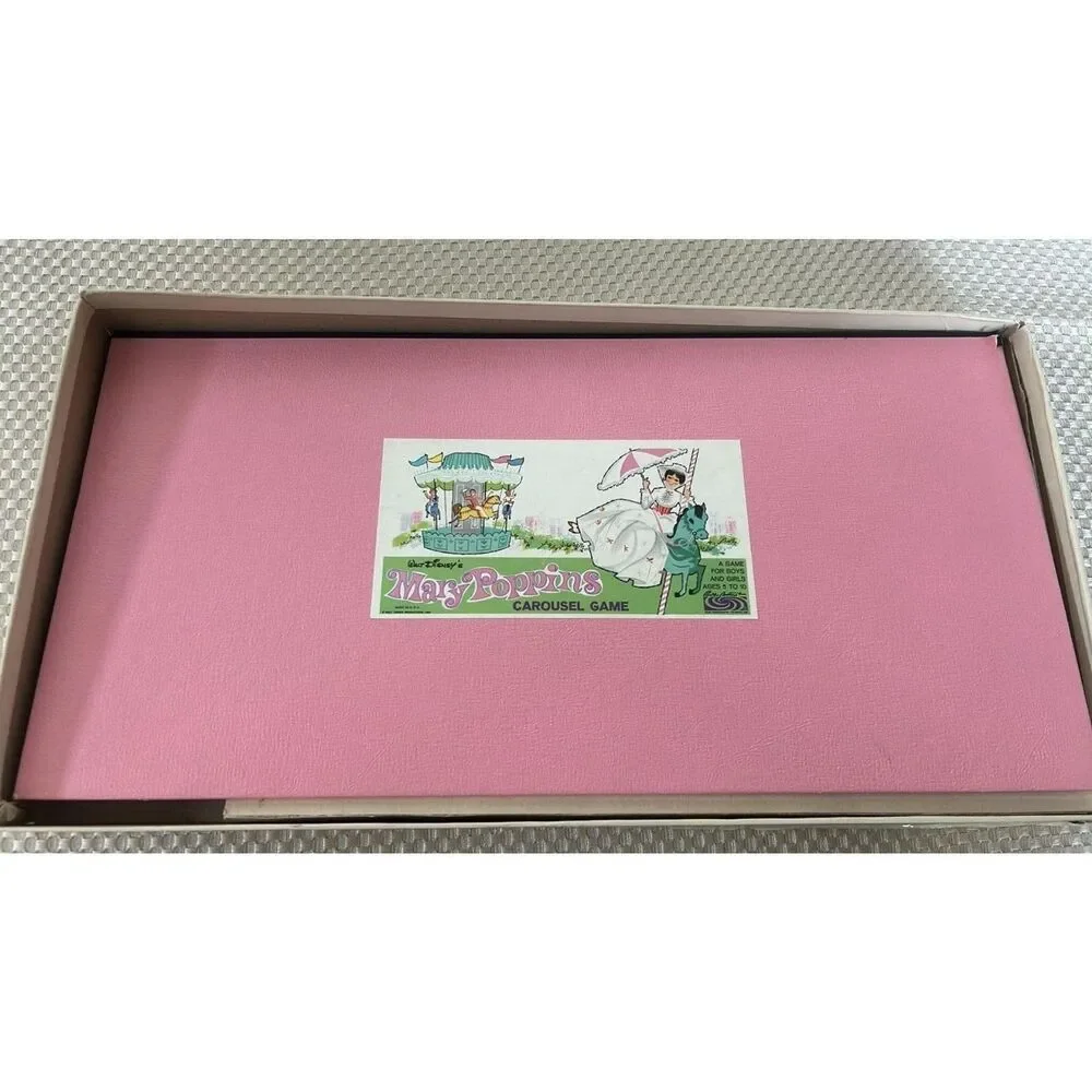 Replacement  Board  and Rule Vintage Wlat Disney Mary Poppins Game